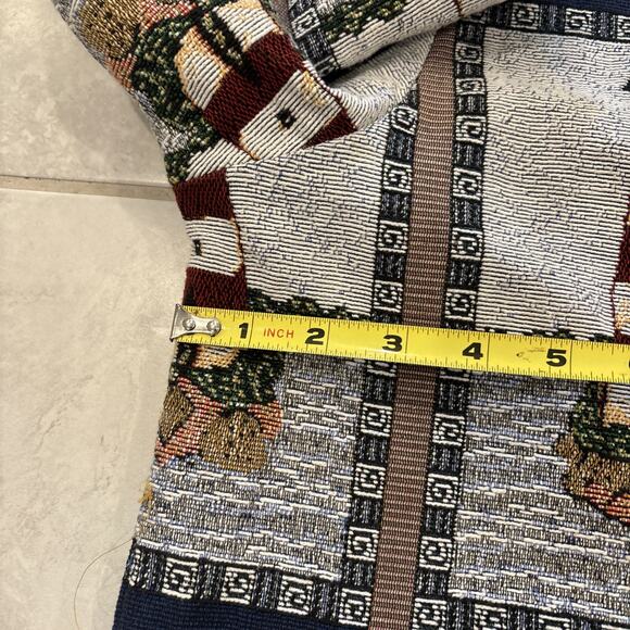 Blair Jacket Womens Sz L Nautical Lighthouse Tapestry Anchor Buttons Chore 90s - Picture 5 of 8